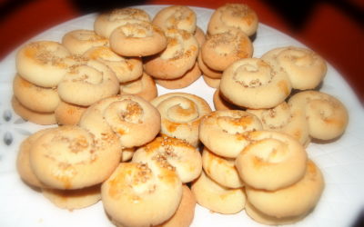 KOULOURAKIA ME PORTOKALI (petits biscuits à l’orange)